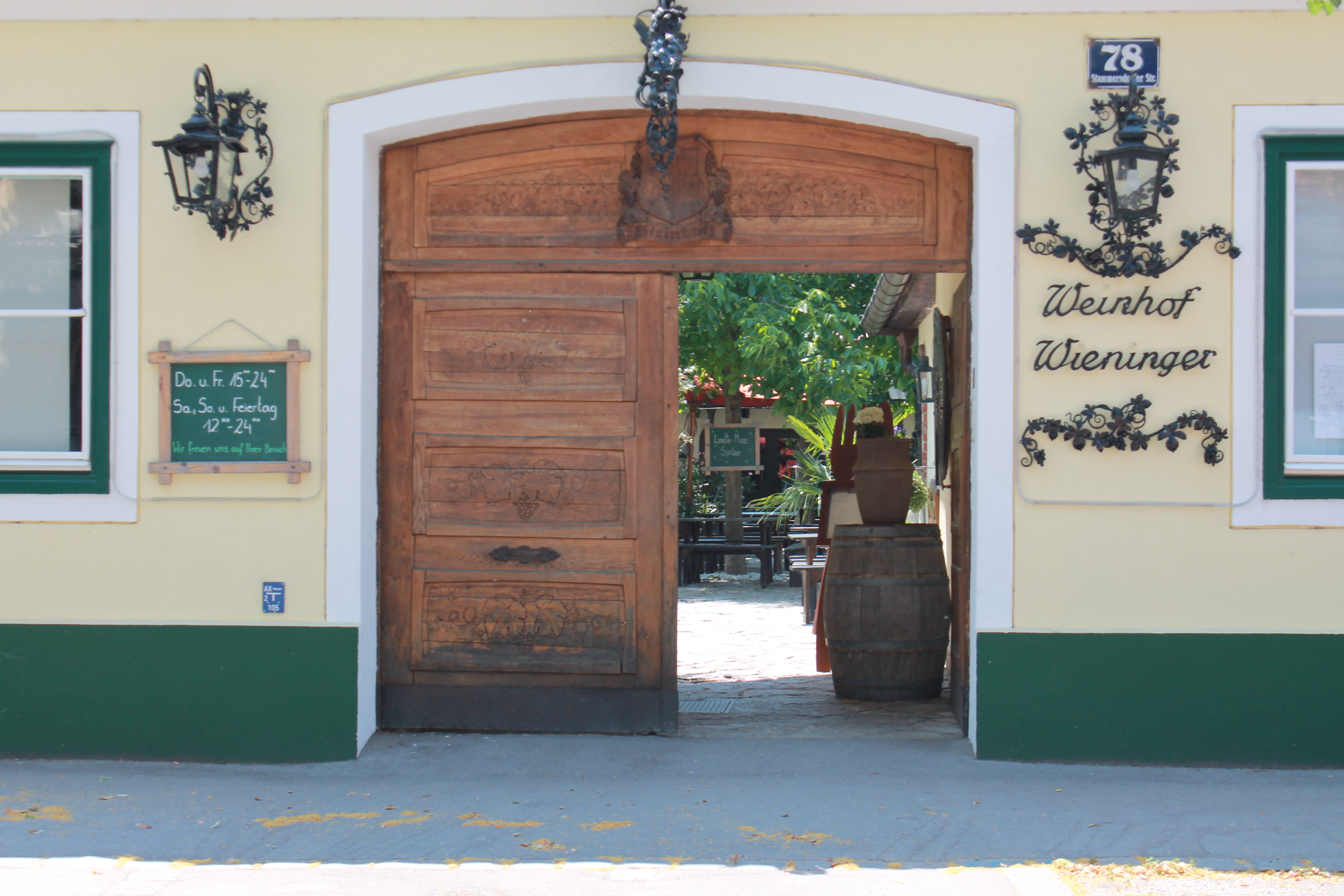 Matrimonio - Wien-Stadt Döbling - Eingang Heuriger - Heuriger Wieninger