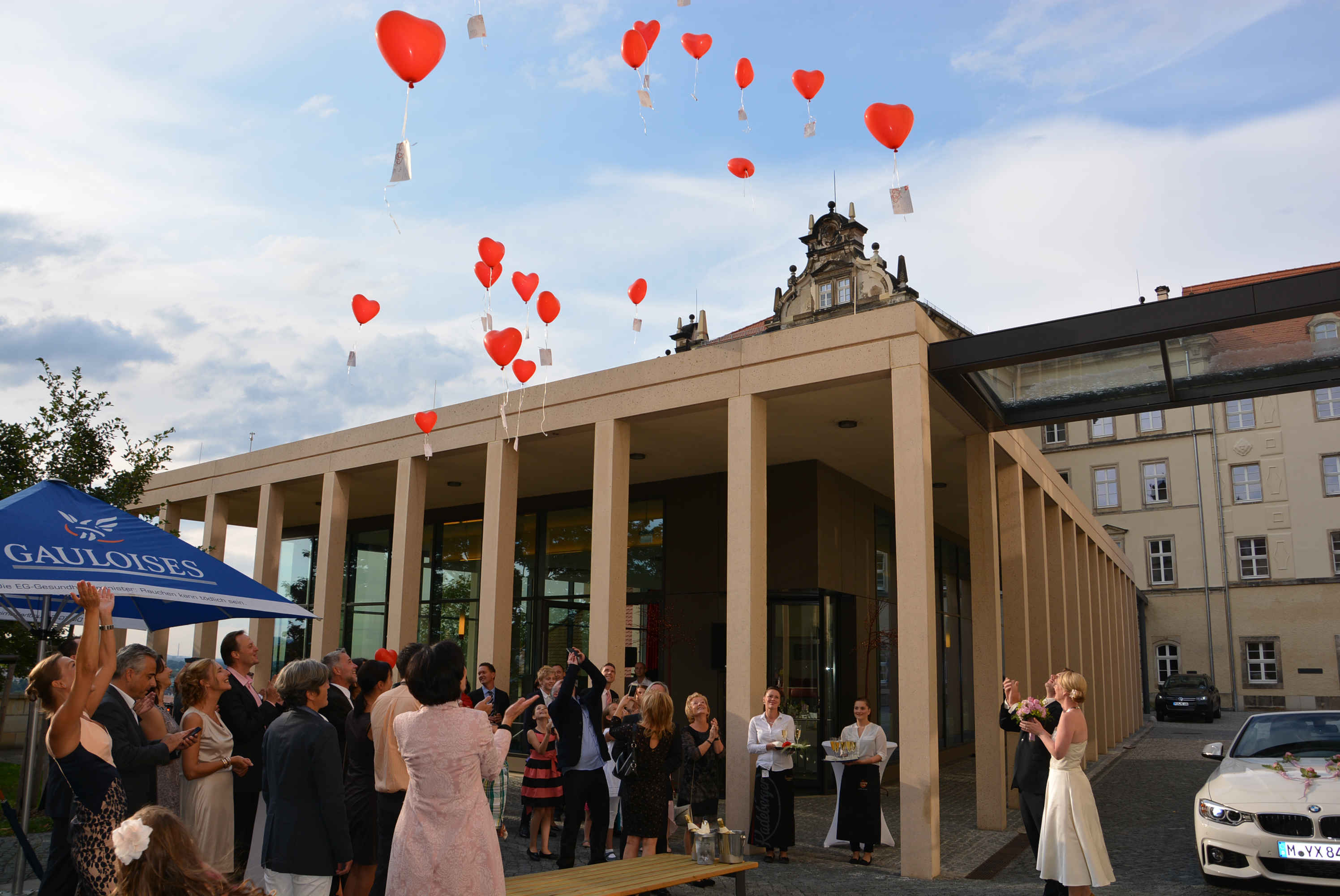 Hochzeitslocation: Heiraten auf Schloss Sonnenstein | Schloßcafé Pirna