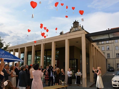 Hochzeit: Heiraten auf Schloss Sonnenstein | Schloßcafé Pirna