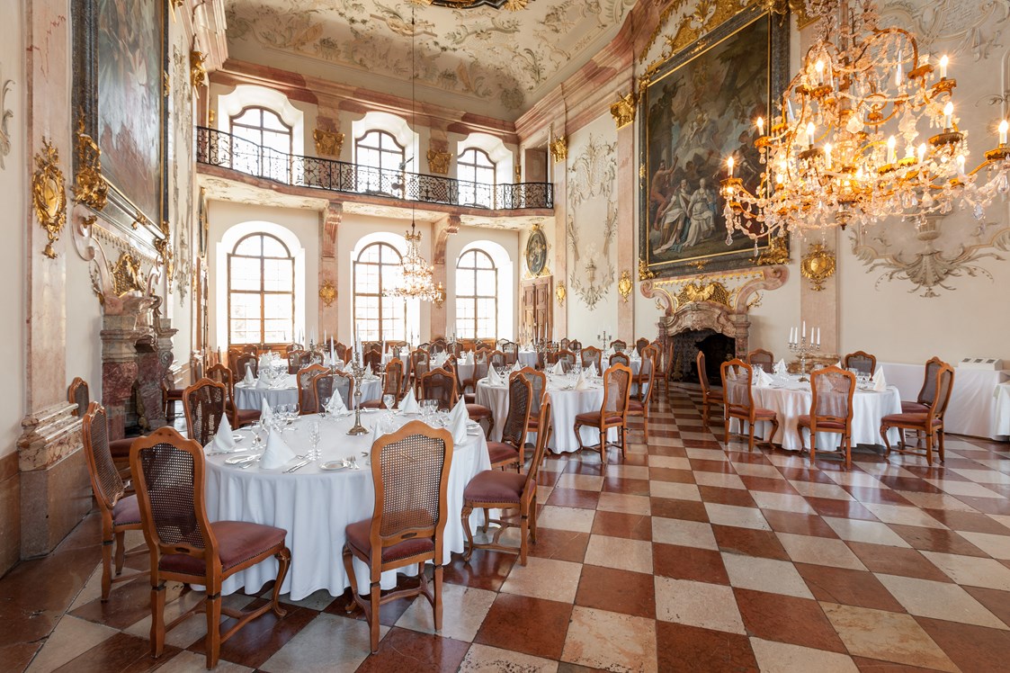 Hochzeit: Marmorsaal - Hotel Schloss Leopoldskron