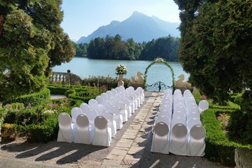 Hochzeit: Standesamtliche Trauung am Weiher - Hotel Schloss Leopoldskron