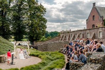 Hochzeit: Die Zeremonie im Garten - Kasteel De Keverberg