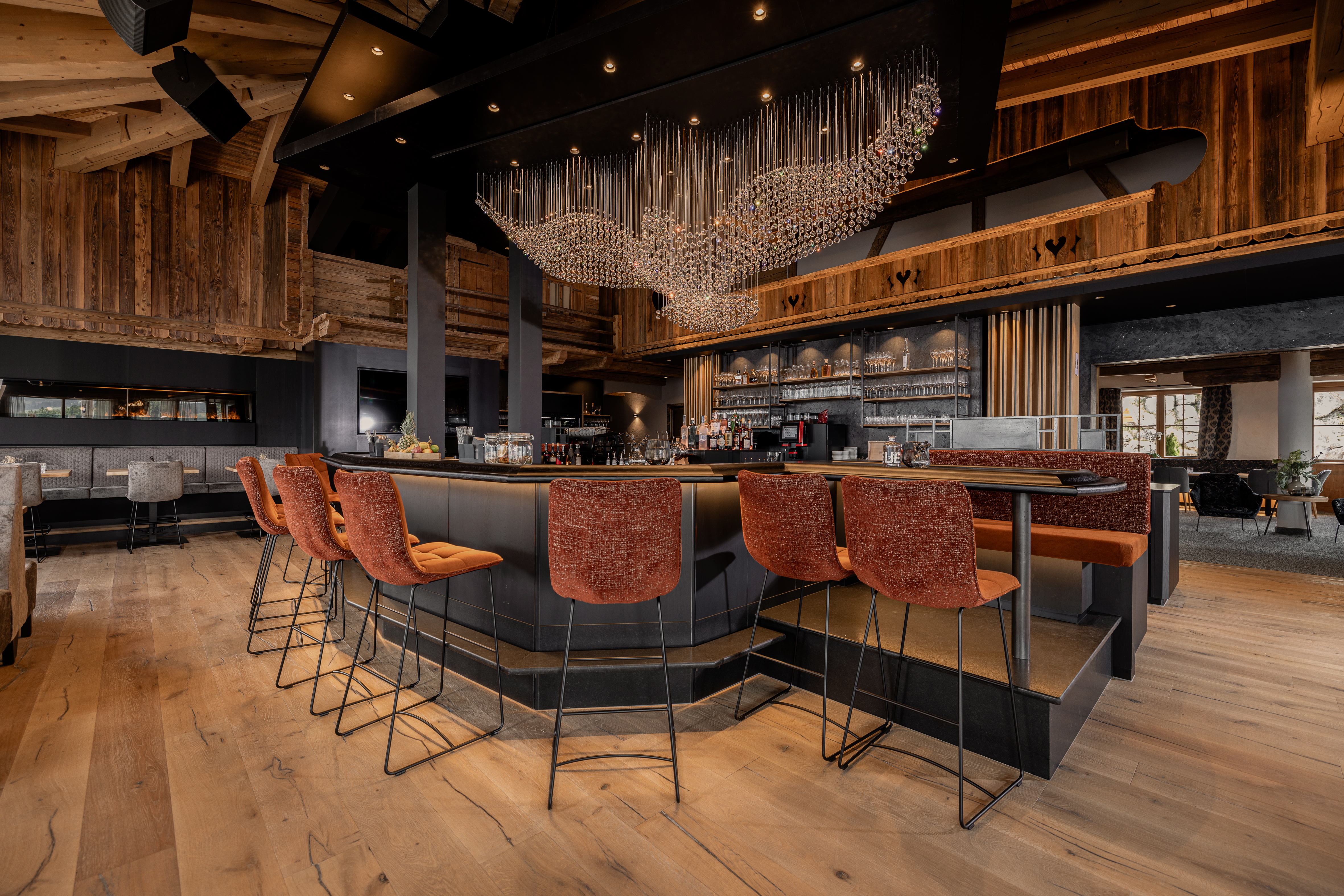 jezz AlmResort Ellmau Angaben zu den Festsälen Bar