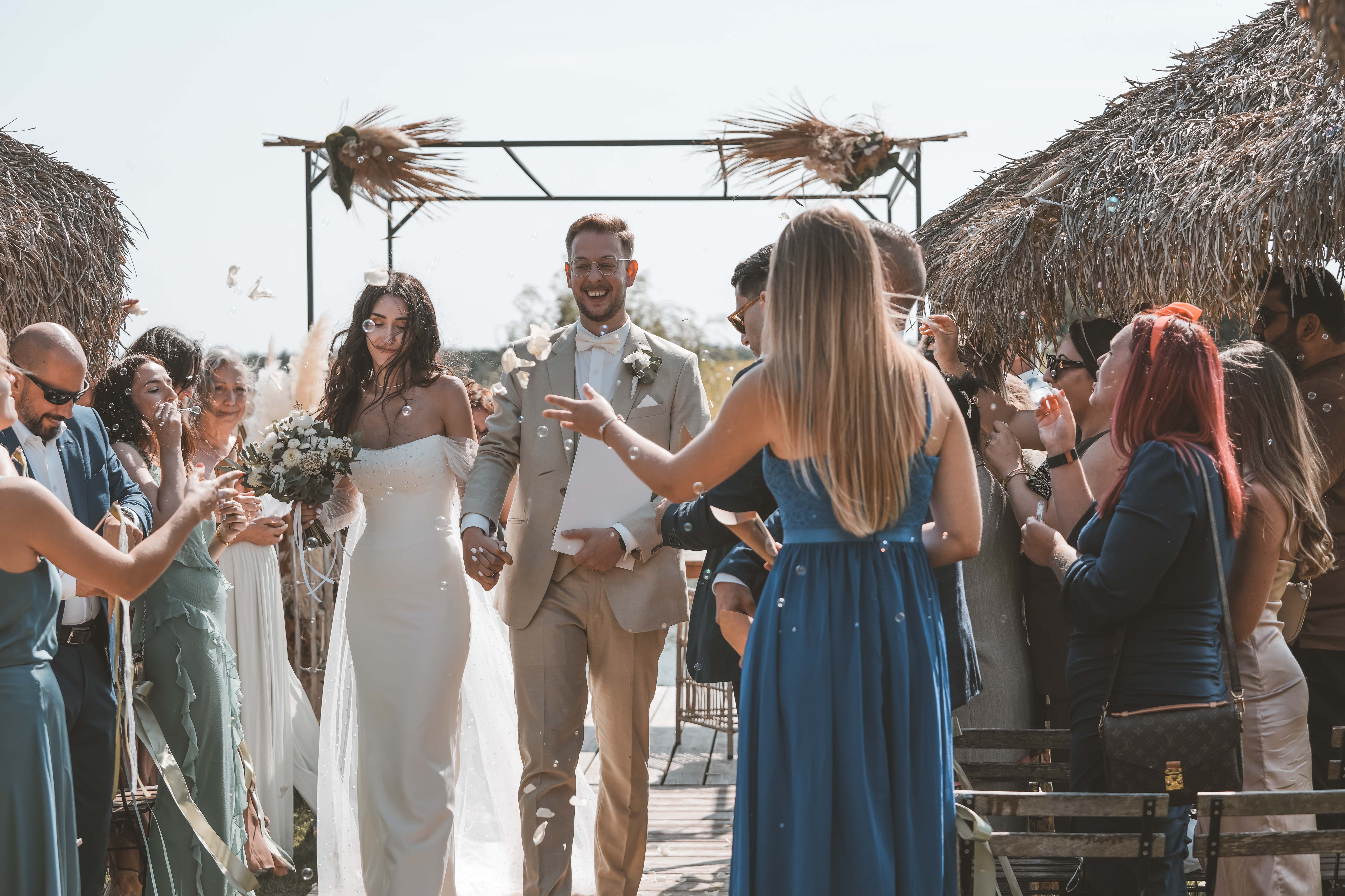 Hochzeit: Brautpaar bei Franz von Grün, Österreich, Niederösterreich, Carnuntum, Bruck an der Leitha, Arbesthal - Franz von Grün 