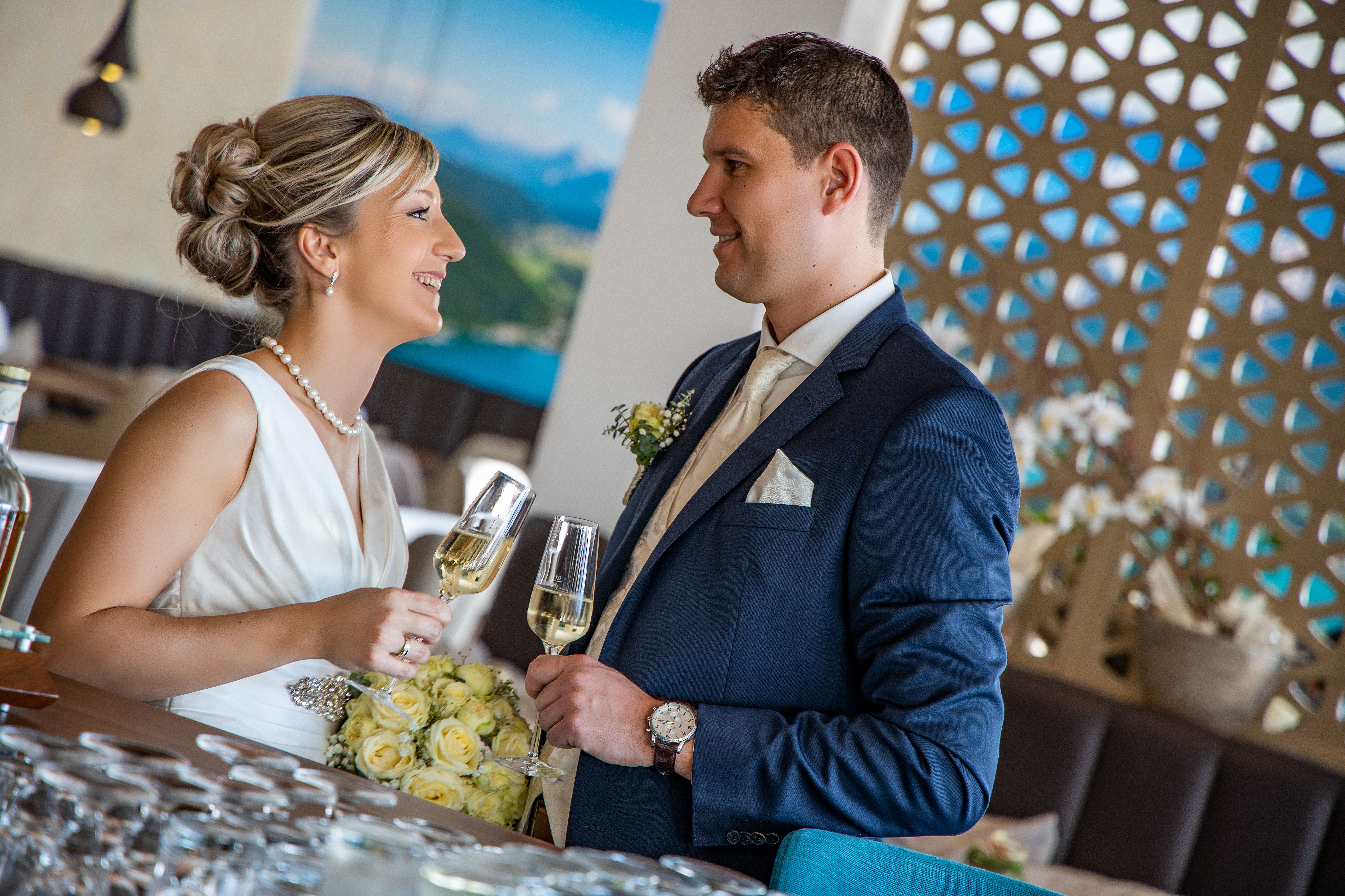 Hochzeit: Empfang - Hotel Seven Villach