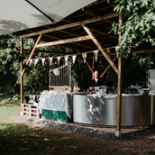 Hochzeitslocation - Für eine Hochzeitsfeier im Freien bietet die Obermühle in Langenselbold eine tolle Hausbau. - Obermühle Langenselbold