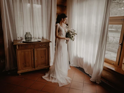 Matrimonio - Lambsheim - Braut im Chalet des Gut Rehbach - Gut Rehbach