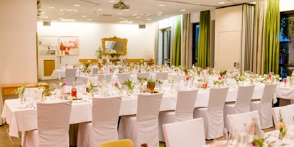 Wedding - Wundschuh - Der große Festsaal des Stainzerhof mit Tafelbestuhlung. - Stainzerhof