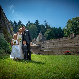 Hochzeit: Die Burgruine Rappottenstein nahe Zwettel. - Burg Rappottenstein