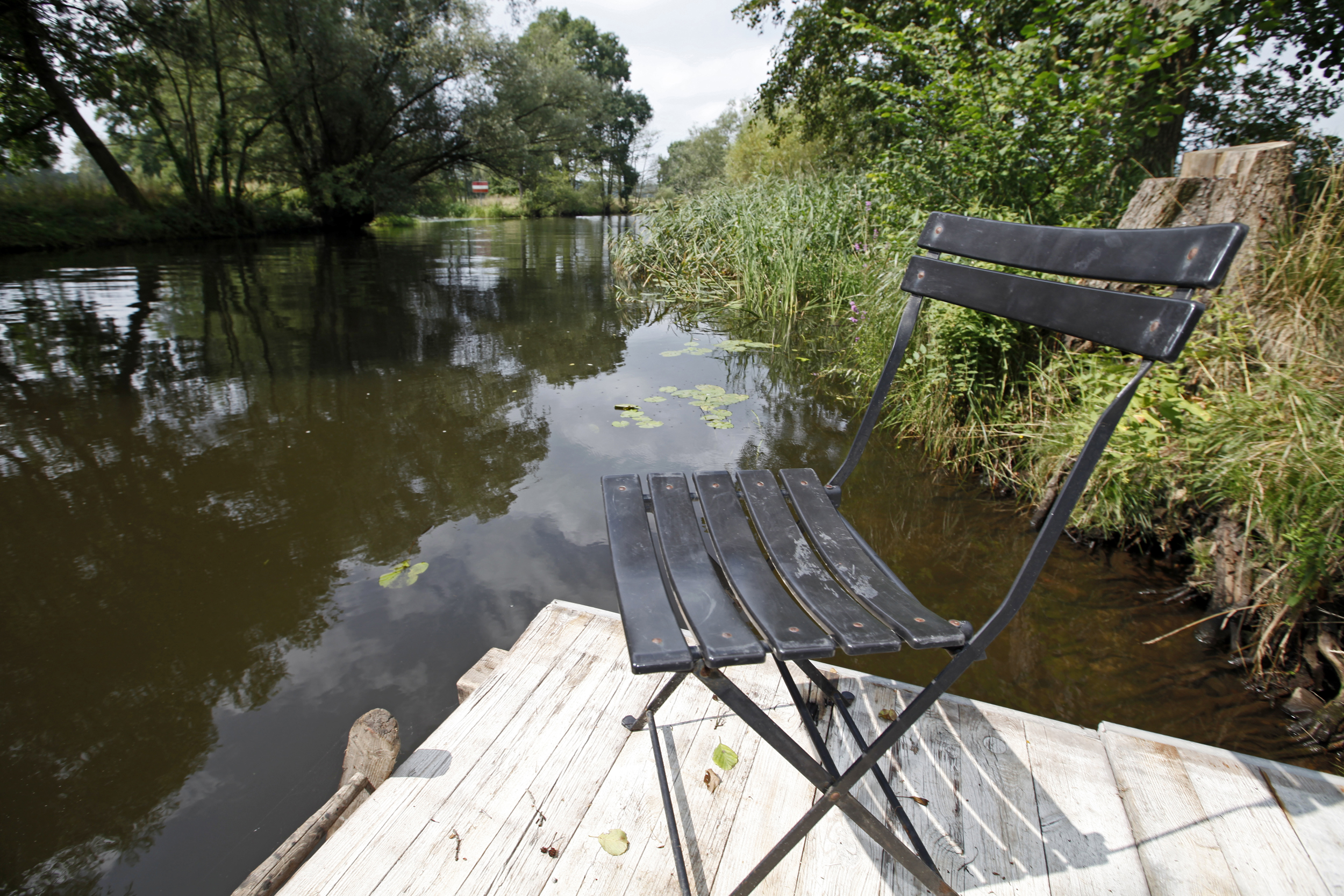 Alte Försterei Informations sur les salles de bal Spree avec jetée