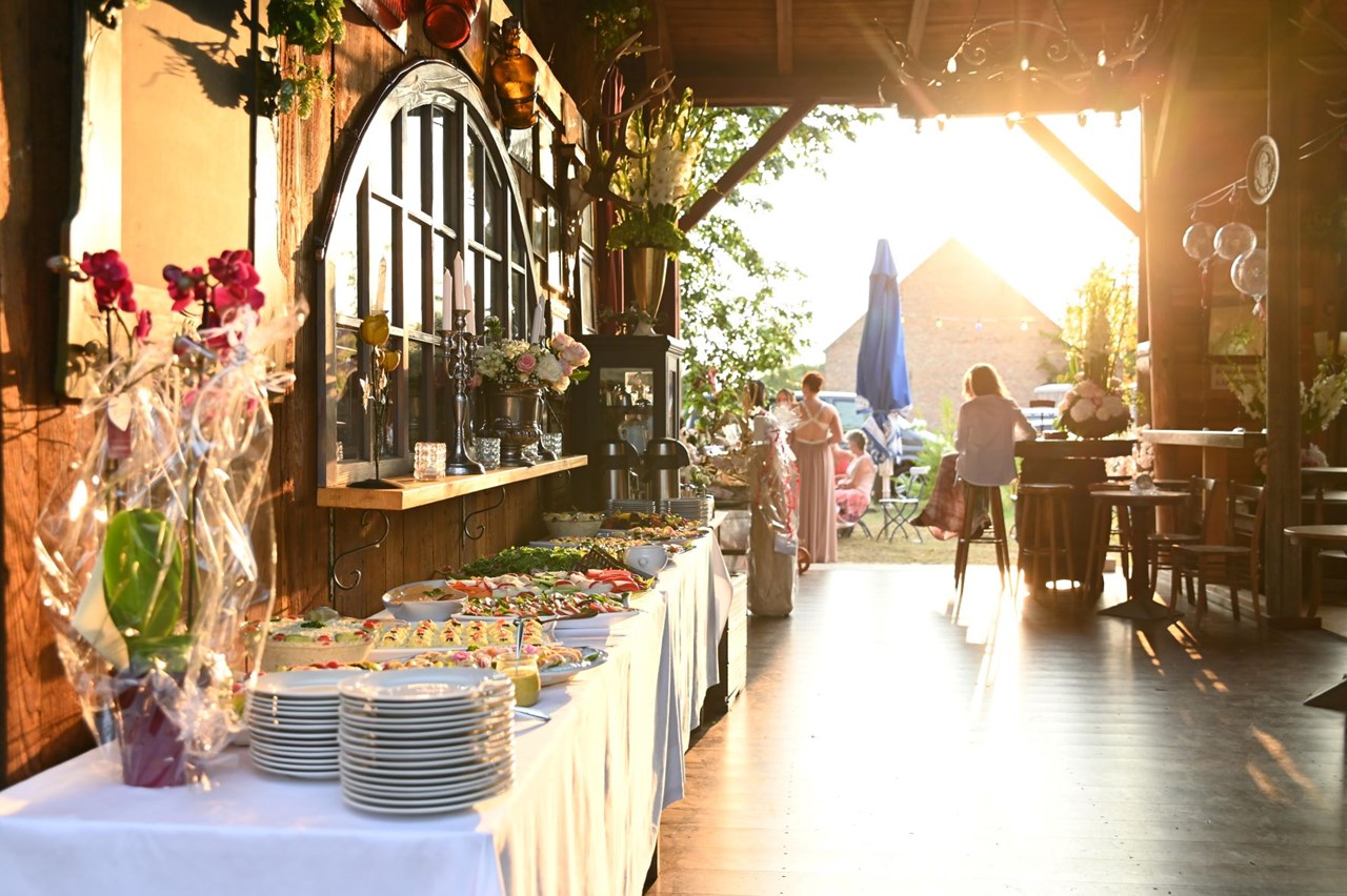 Alte Försterei Information about the banquet halls barn threshing floor