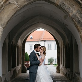 Hochzeit: Durchgang in den mittelalterlichen Leopoldihof - Stift Klosterneuburg