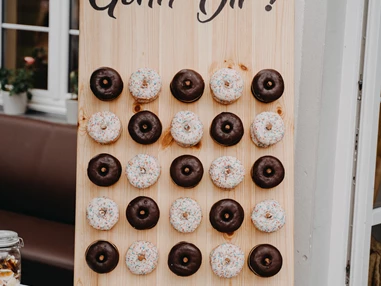 Hochzeitslocation: Wer da nicht hineinbeissen will.... - Café Wildau - Werbellinsee