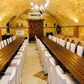 Hochzeit: Barrierefreier Festsaal (Steingewölbe) für bis zu 60 Personen - Bioweingut Bleyweis