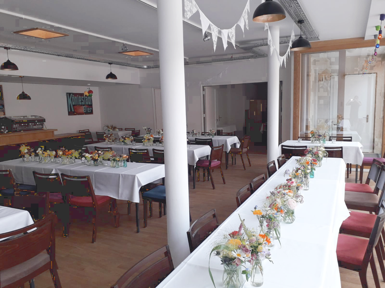 Kulturkantine Mitte-Prenzlauer Berg Angaben zu den Festsälen Hauptraum