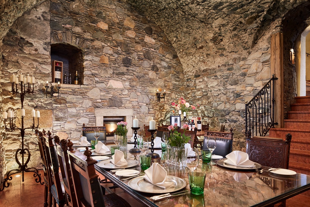 Hotel Schloss Mittersill****S Informations sur les salles de bal Cave voûtée