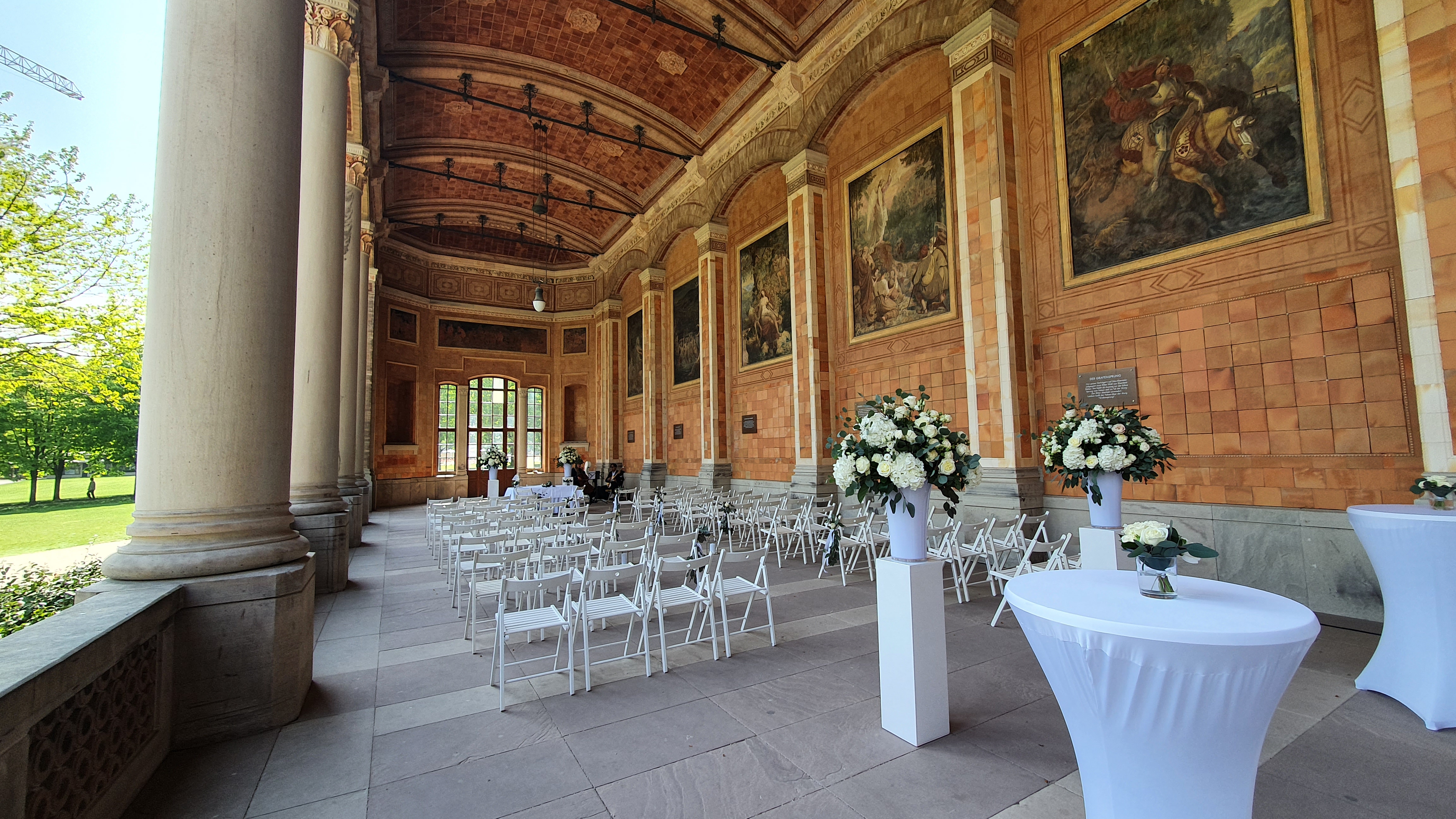 Kurhaus Baden-Baden Angaben zu den Festsälen Trinkhalle (Wandelgang)