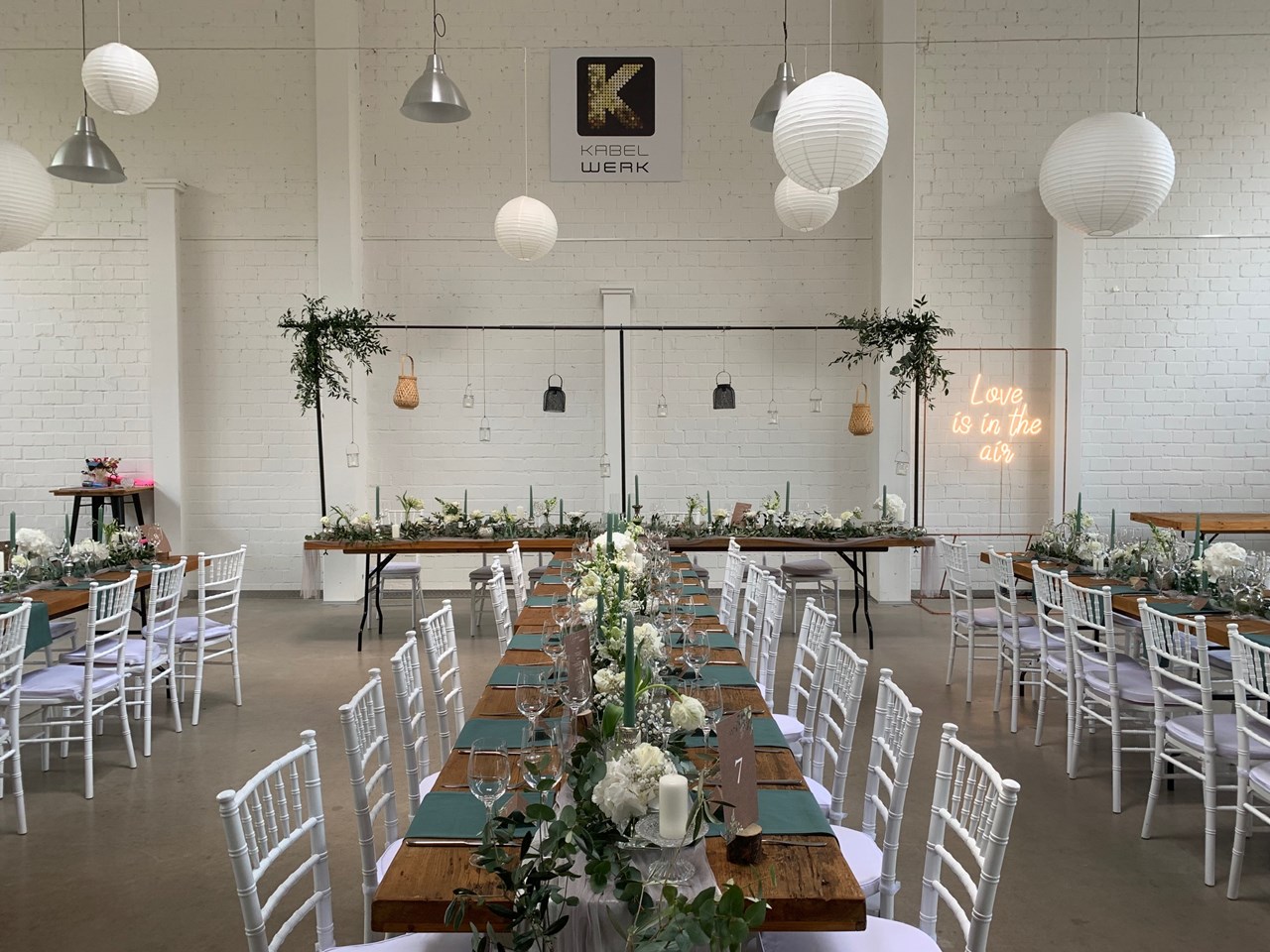 Kabelwerk Angaben zu den Festsälen Festsaal