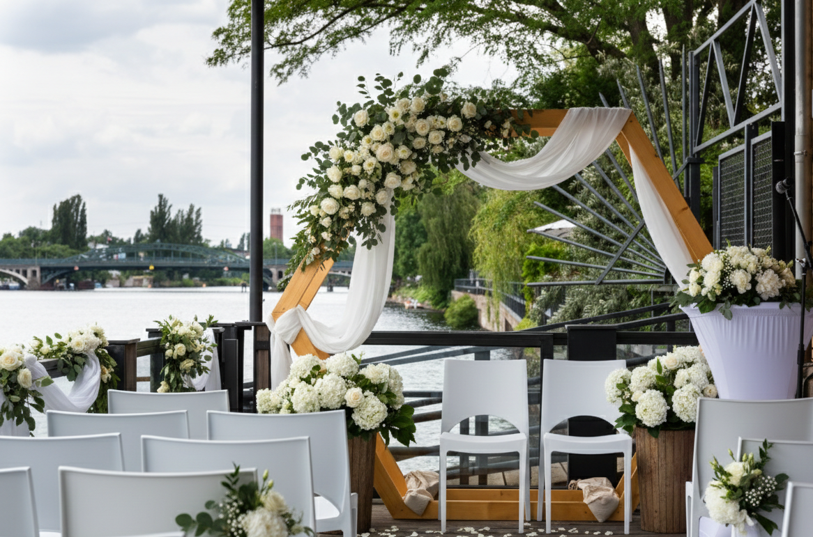 Hochzeit: WHITE Spreelounge