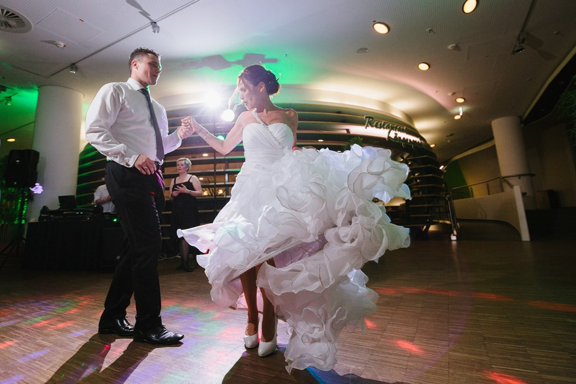 Hochzeit: Schwungvoll auf der Tanzfläche - Klimahaus® Bremerhaven 8° Ost