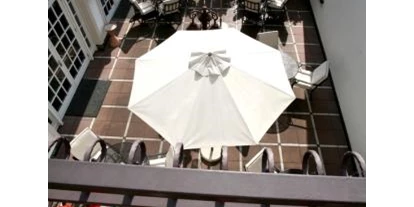 Bruiloft - Ratingen - Terrasse
Exklusiv für alle Feiern, die im Bankettsaal "Holunder-Kastanie" stattfinden.  - Hotel „Schloss Friedestrom“