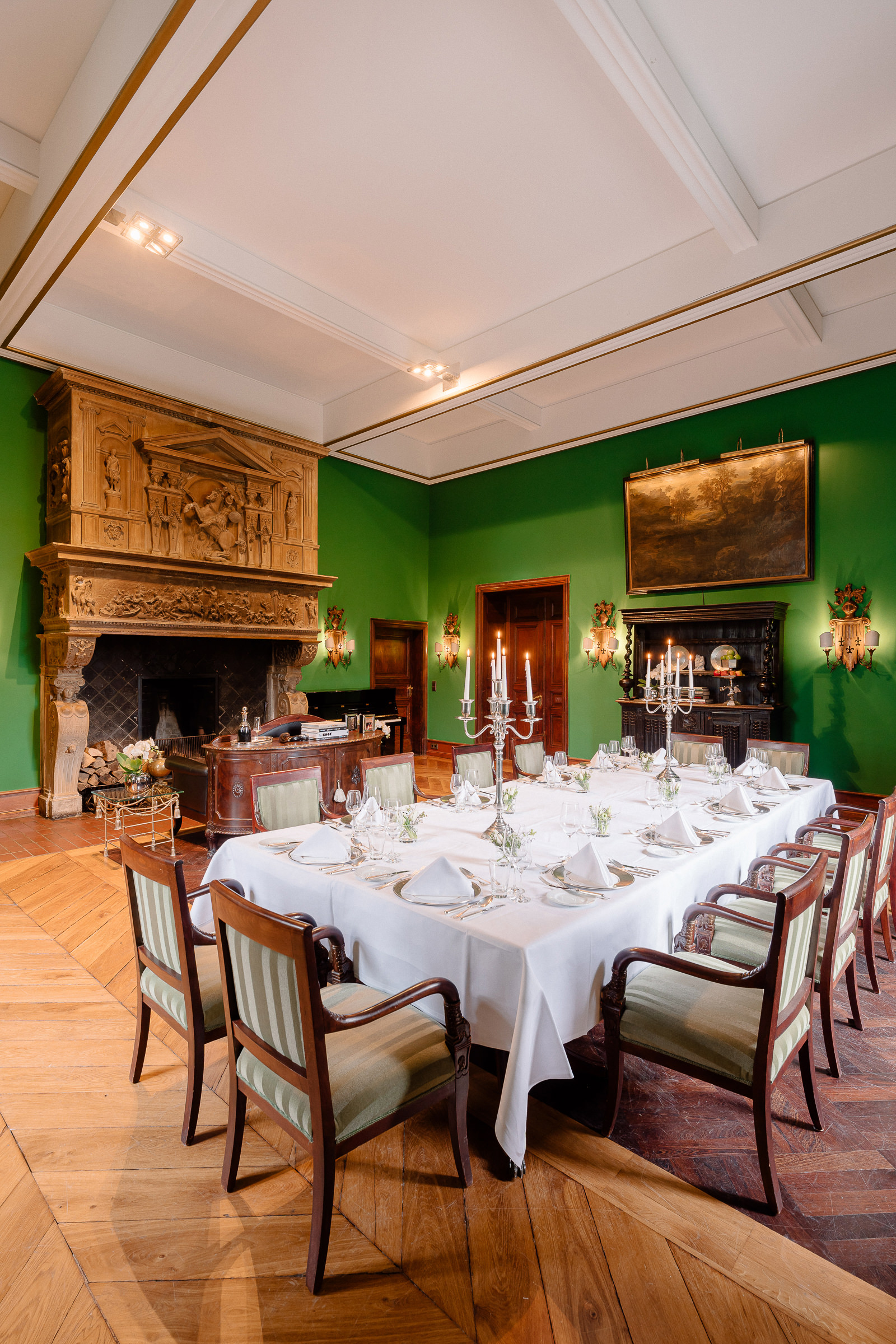 Hochzeit: Grüner Salon
Foto: Alina Cürten  - Schlosshotel Hugenpoet