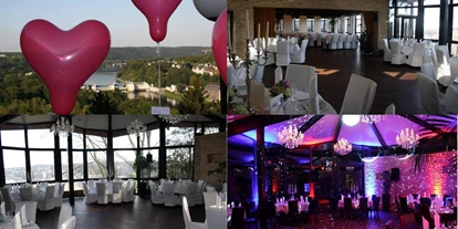 Matrimonio - Ratingen - Die VillaVue ist mehr als eine Location mit über 60-jähriger Geschichte. In der VillaVue werden Glücksgefühle geweckt. Starten Sie vor unserer atemberaubenden Kulisse in Ihr Leben zu Zweit. Nehmen Sie eine pittoreske Auszeit und lassen Sie die Seele baumeln! Mit Mirja Boes als Mitgesellschafterin und Gastgeberin und umgeben von Natur pur und unserem stilvollen, charmantem Ambiente kann Ihre Hochzeitsfeier nur zu Ihrem ganz persönlichen Lieblingsmoment werden! Die VillaVue hat die perfekte Basis für Ihre Traumhochzeit: Eine atemberaubende Panoramaaussicht auf den Baldeneysee, die Villa Hügel und den historischen Stadtteil Werden.
Der Hochzeitssaal wird von eindrucksvollen Kronleuchtern dominiert. Feiern Sie "open end" und wetterunabhängig, gleiten Sie Arm in Arm über die große Tanzfläche im imposanten Kuppelsaal und genießen Sie den repräsentativen Empfang auf der weitläufigen Terrasse.
Gerne zeigen Ihnen unsere Hochzeitsplaner wie Ihr schönster Tag in der VillaVue aussehen kann. Schicken Sie uns einfach eine kurze Email, wir setzen uns umgehend mit Ihnen in Verbindung. - Villa Vue