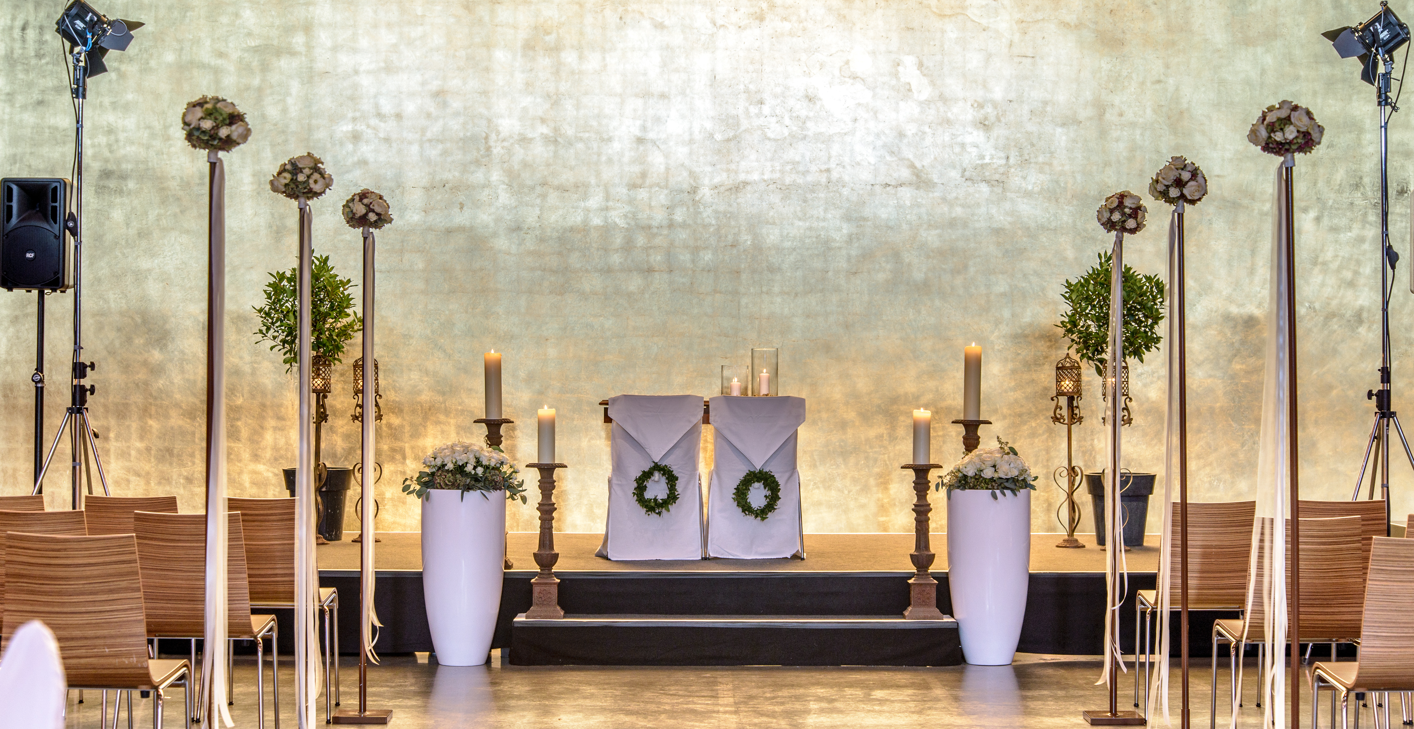 Hochzeit: Im GOLDBERG[WERK] könnt ihr euch auch gleich das Ja-Wort geben. - GOLDBERG[WERK] - Raum für Events