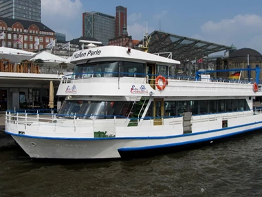 Hochzeit: Die HAFEBPERLE ist ideal für Gruppen bis ca.50 Personen.  - Elbe Erlebnistörns