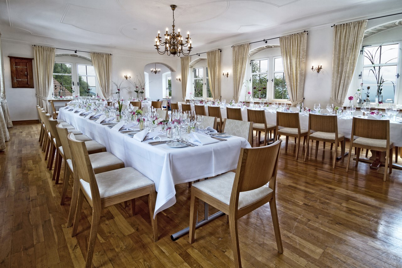 Schloss Weinstein Information about the banquet halls Schlappritzi Hall