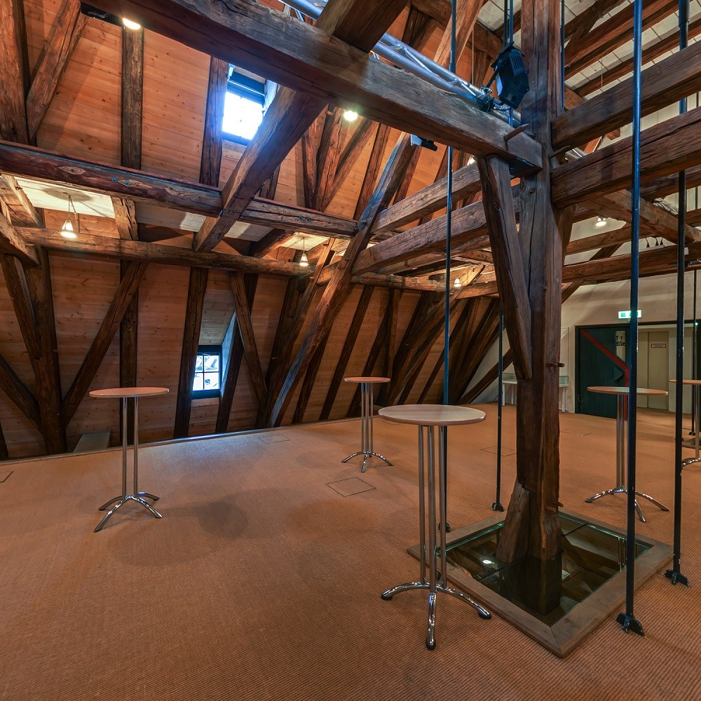 K3N – Stadthalle und Kreuzkirche Nürtingen Informatie over de balzalen Kleine zaal in de Kreuzkirche