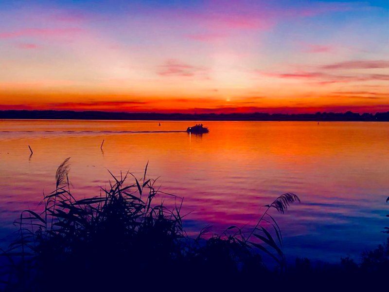 Hochzeitslocation: Sonnenuntergang im Seebad Caputh - Seebad Caputh
