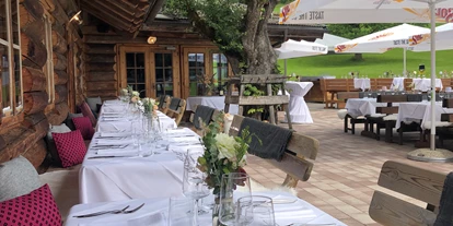 Hochzeit - Hunde erlaubt - Hallstatt - Arlhofhütte Hochzeit Terrasse - Arlhofhütte - Altenmarkt