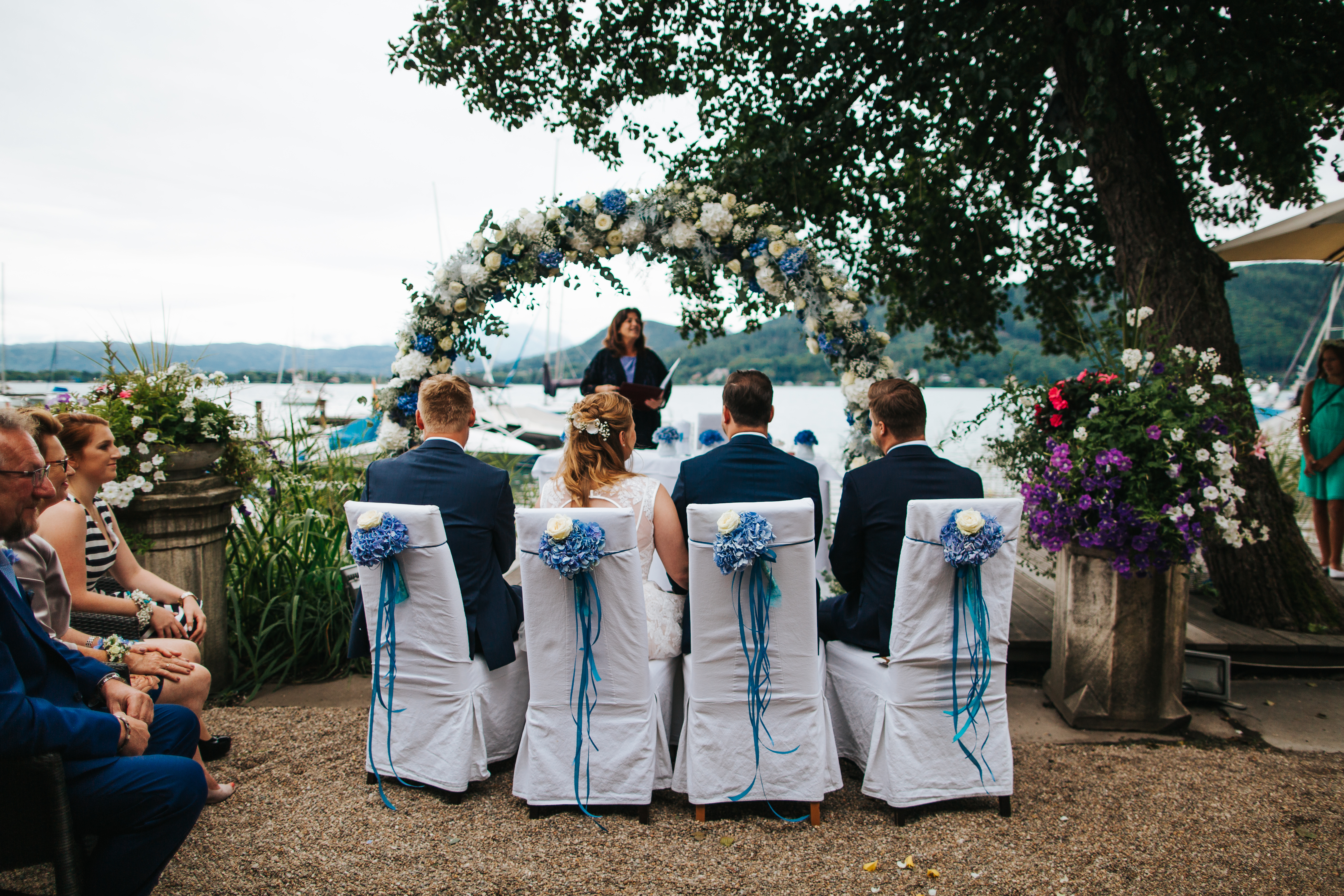 Hochzeitslocation: Eine Trauung unter freiem Himmel. - Kropfitschbad