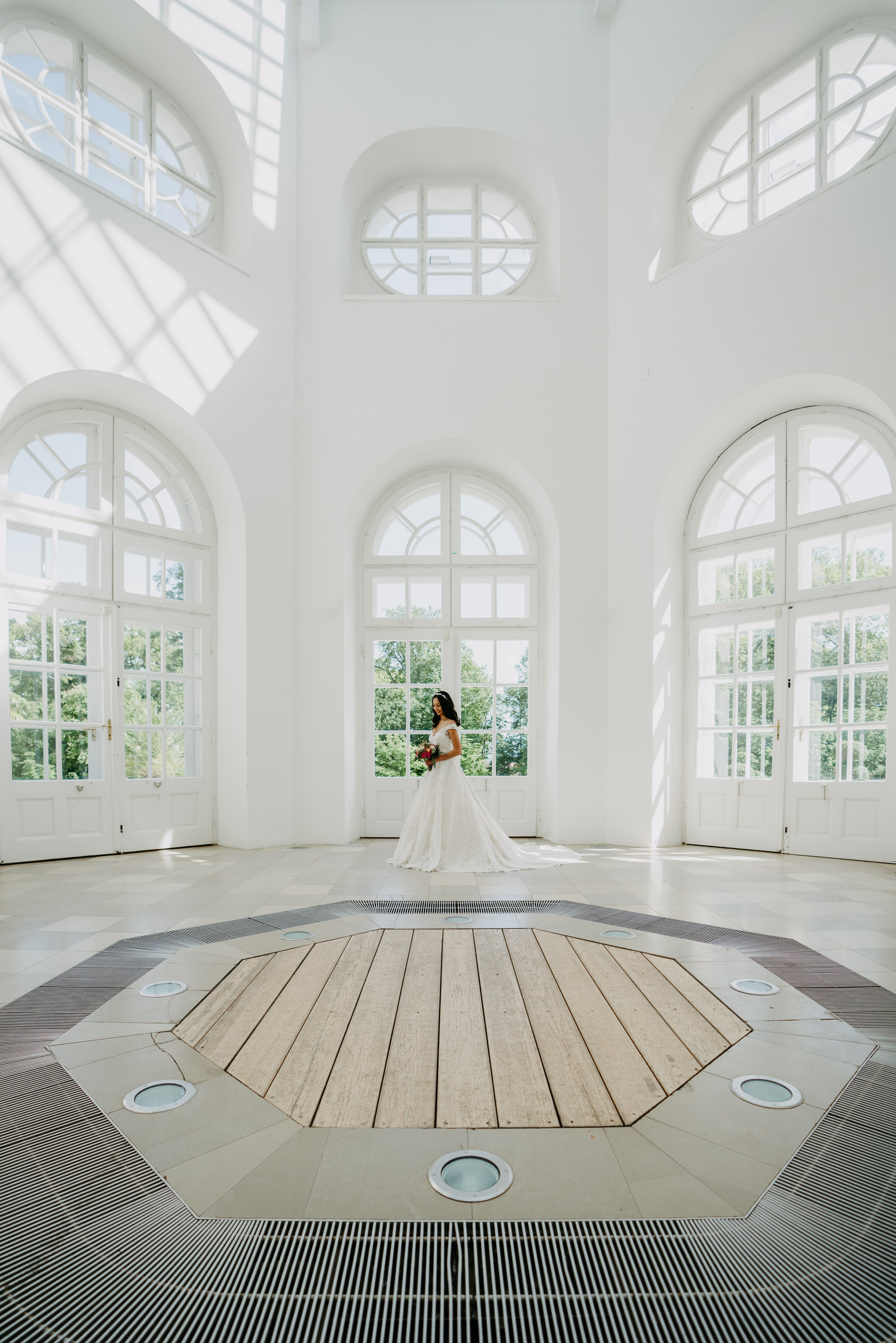 Orangerie im Schlosspark Eisenstadt Informatie over de balzalen Achthoek