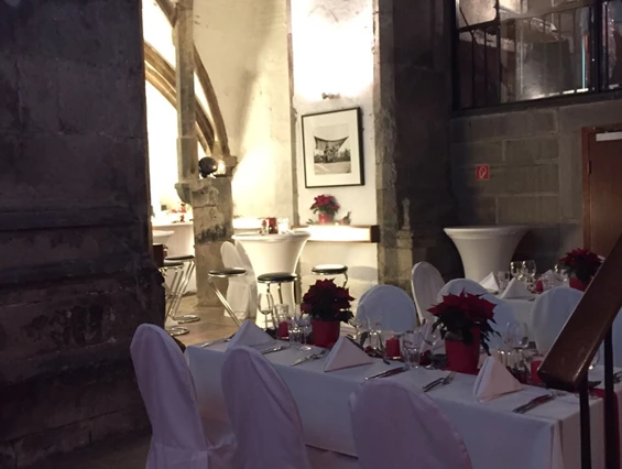 Hochzeitslocation: Gesetztes Dinner - 1460 Veranstaltungsraum