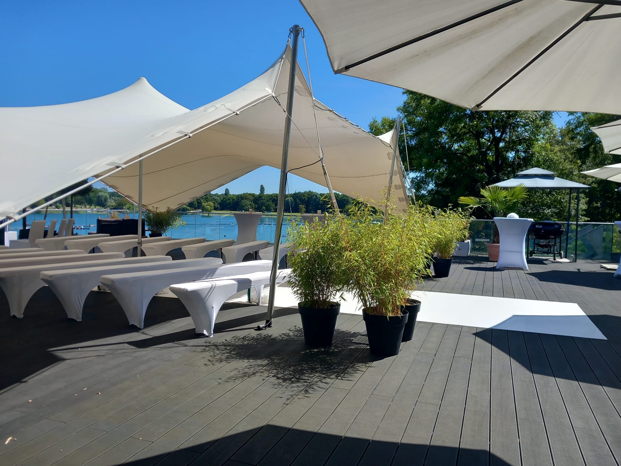 Hochzeit: Seepavillon