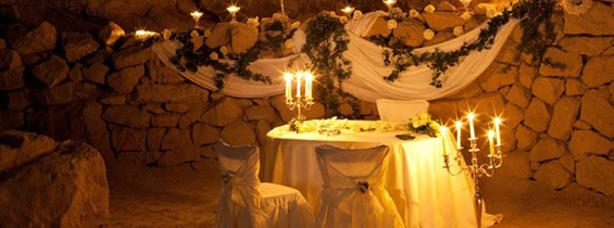 Hochzeit: Hochzeitsstollen im Römerbergwerk Meurin - Römerbergwerk Meurin