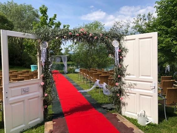 Hochzeitslocation: Wahrscheinlich eine der romantischsten Eventlocation in der ganzen Steiermark. - Flasch City am Freizeitsee