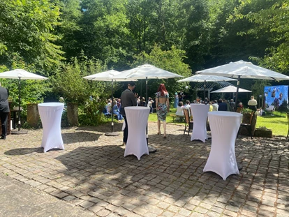 Matrimonio - Flonheim - Garten Sektempfang - Felsenmühle Neuleiningen