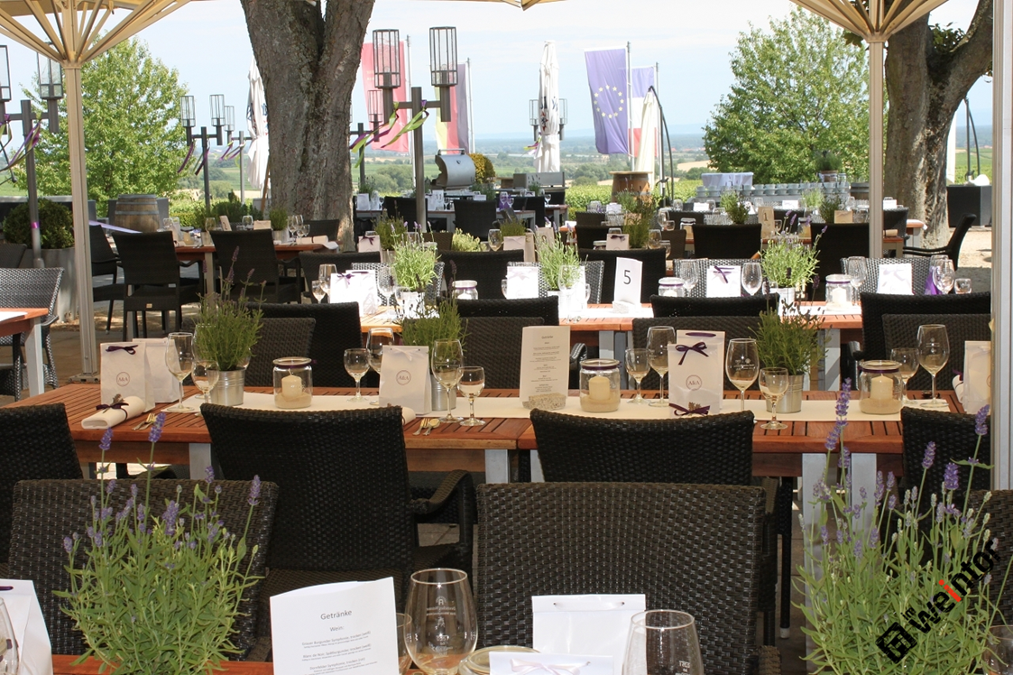 Hochzeit: Die Feier auf der Weintorterrasse - Deutsches Weintor Restaurant