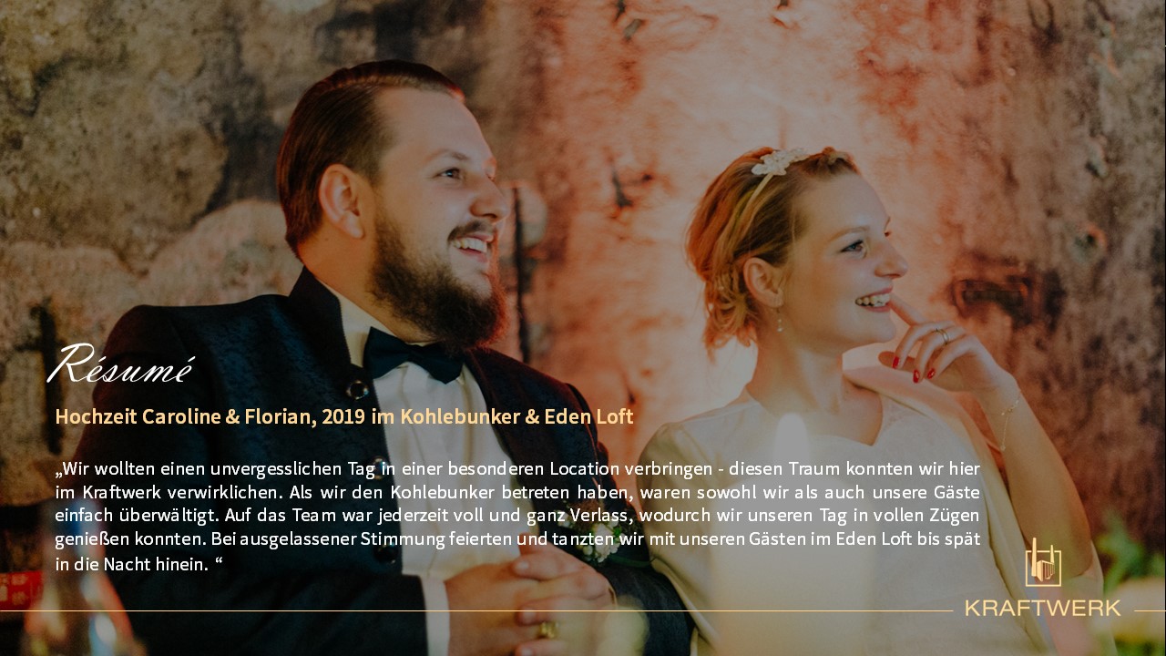 Hochzeitslocation: Kraftwerk Rottweil
