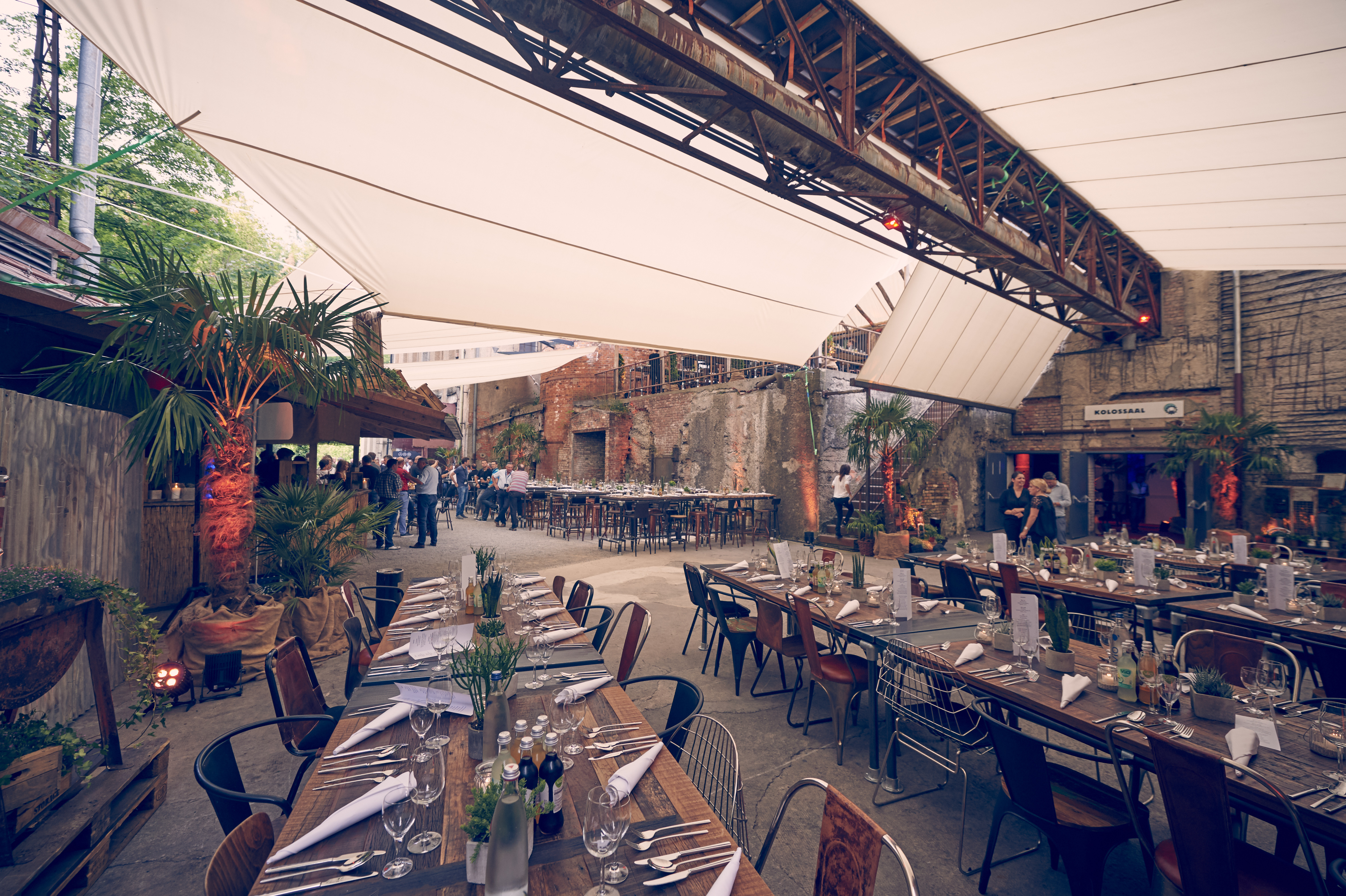 Kraftwerk Rottweil Informatie over de balzalen Tuin van Eden