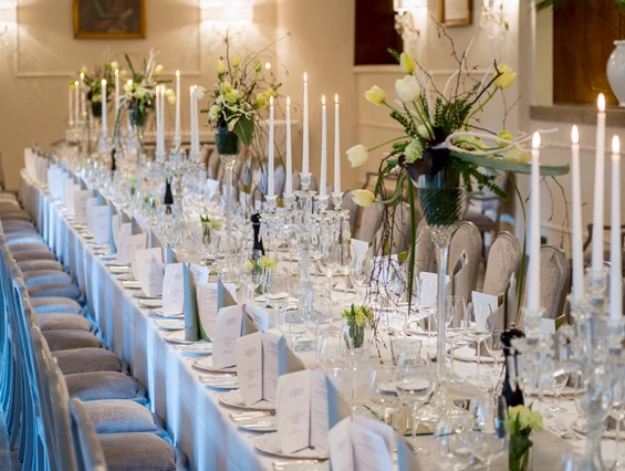 Hochzeitslocation: Festliche Bankette, exklusive Feierlichkeiten und märchenhafte Hochzeiten in Heidelberg: Das Hotelrestaurant ist die ideale Wahl für Festlichkeiten jeder Art. - Hotel Europäischer Hof Heidelberg