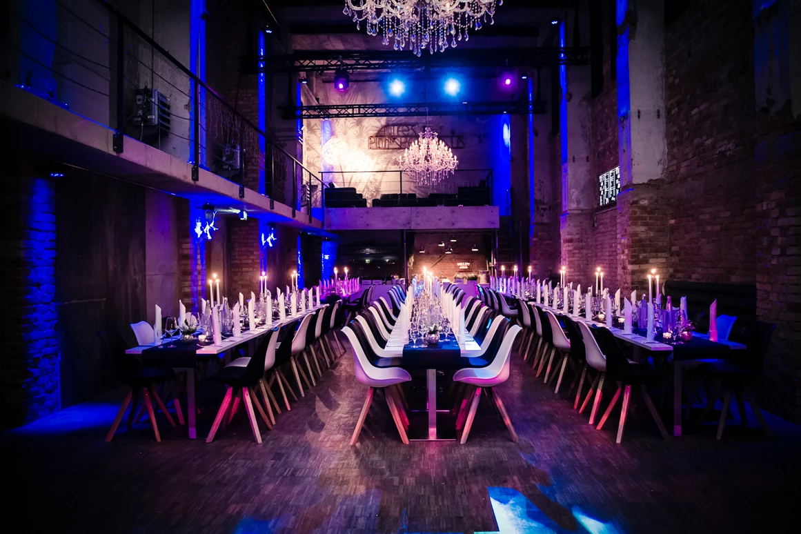 Hochzeit: Beispiel für Bestuhlung - Altes Pumpenhaus Dresden