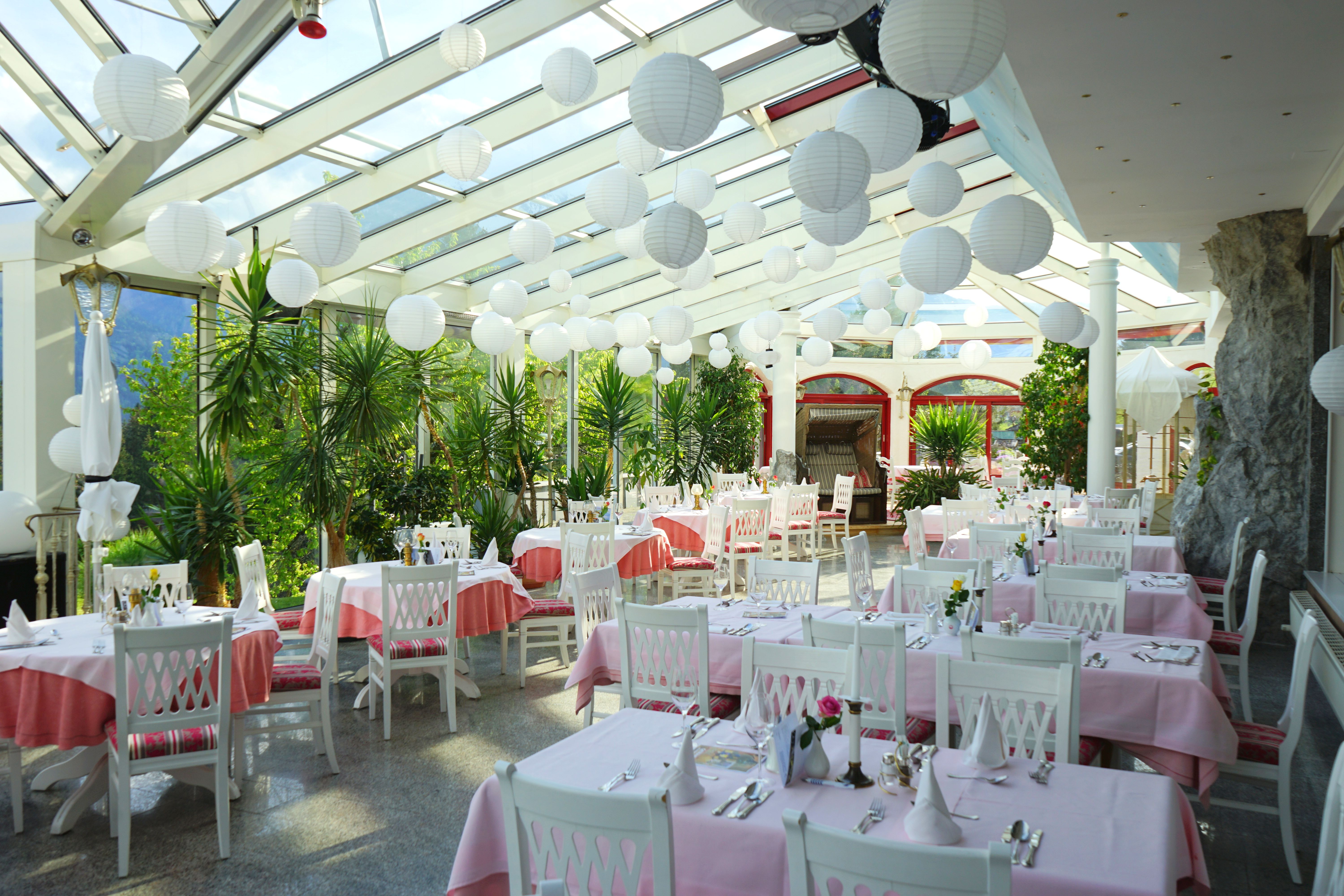 Hotel Glocknerhof Angaben zu den Festsälen Wintergarten