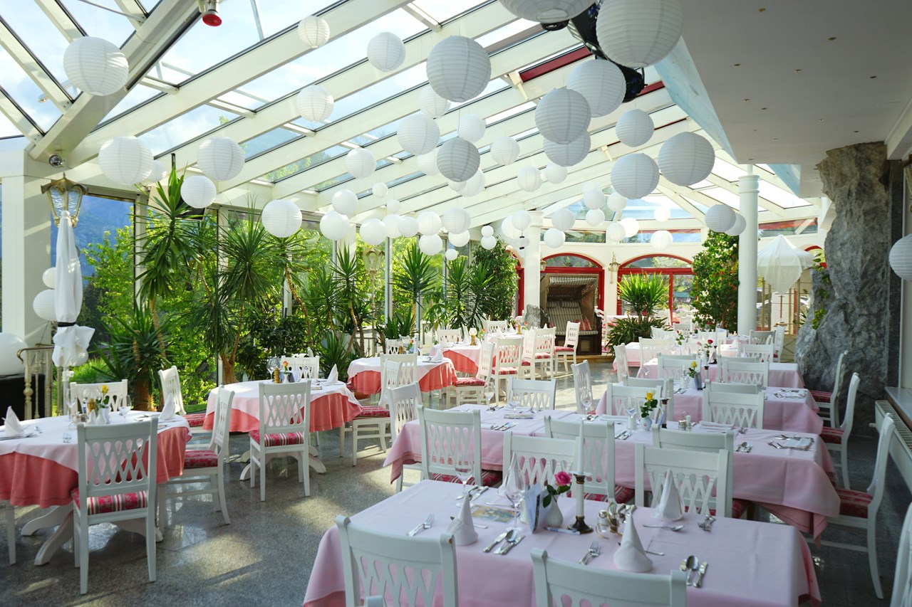 Hotel Glocknerhof Angaben zu den Festsälen Wintergarten