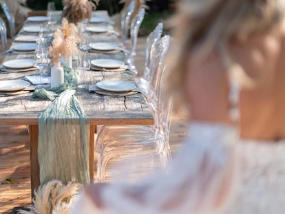 Wedding - Bad Sauerbrunn - Dekoration Beispiel für eine BOHO Hochzeit - DIANE's Garden im RAHOFER Bräu