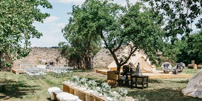 Wedding - Neuhof an der Zenn - Bei Schönwetter kann die Hochzeitsfeier auch auf der Obstwiese stattfinden. - Hotel Riesengebirge