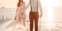Hochzeit - Fischland - Mit Charter & Sail Katamaran Salina könnt ihr eure Hochzeit in trauter Zweisamkeit feiern. - Charter & Sail Katamaran Salina